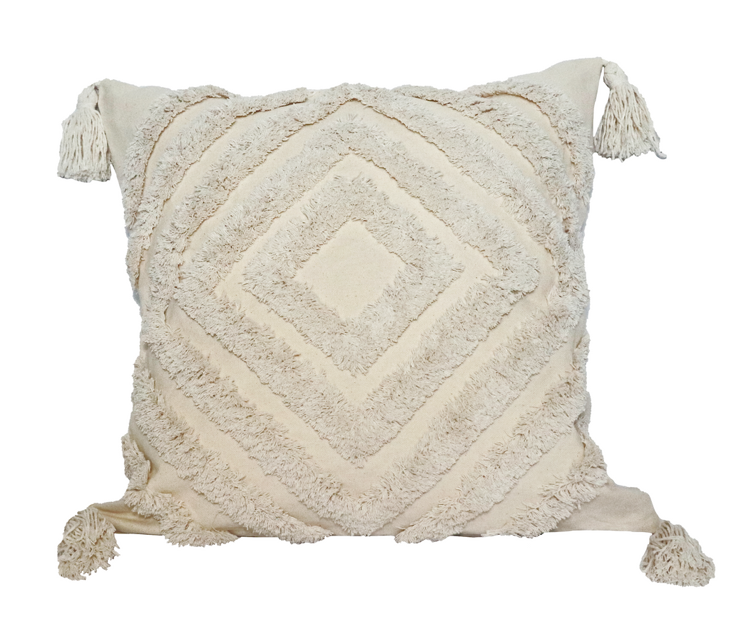 Moroccan Tassel Throw Pillow