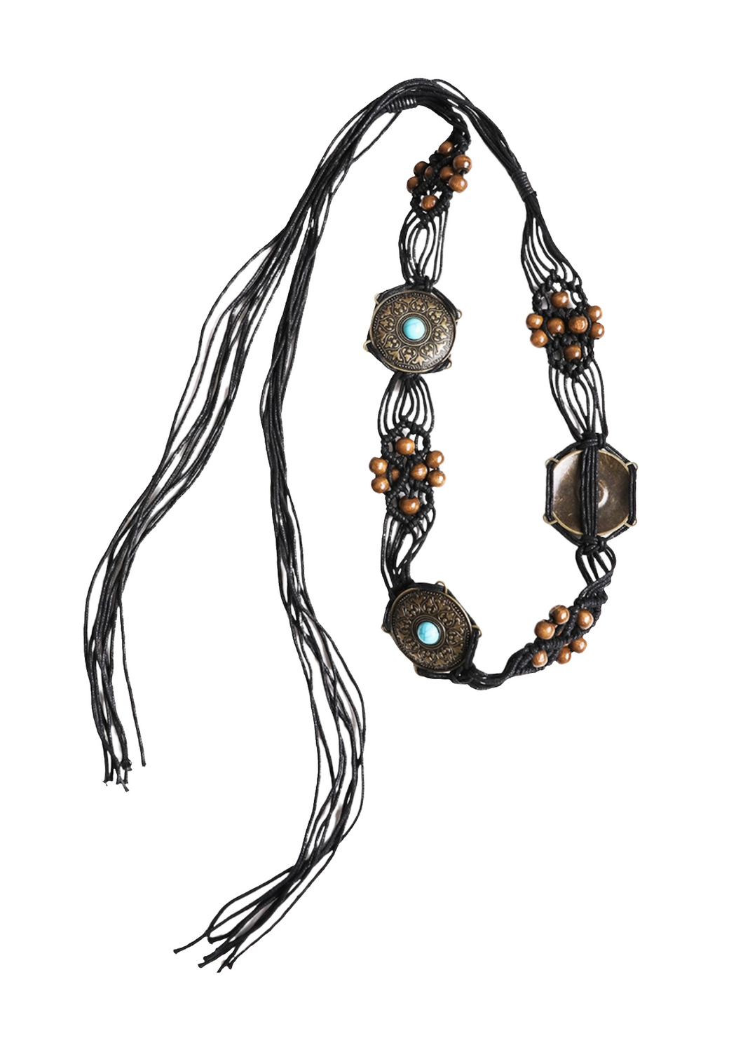 Medallion Macrame Belt