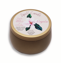 Load image into Gallery viewer, Magnolia Spell Candle ~ Loyalty, faithfulness in relationships &amp; beauty
