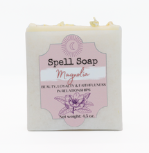 Load image into Gallery viewer, Magnolia Spell Soap ~ Loyalty, faithfulness in relationships &amp; beauty
