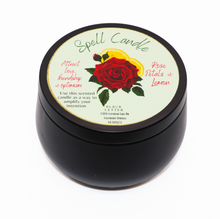 Load image into Gallery viewer, Rose &amp; lemon Spell Candle ~ Love, friendship &amp; optimism
