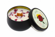 Load image into Gallery viewer, Rose &amp; lemon Spell Candle ~ Love, friendship &amp; optimism
