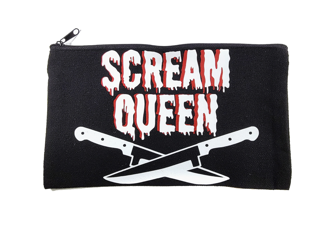 Scream Queen horror zippered pouch