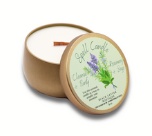Load image into Gallery viewer, Rosemary &amp; Sage Spell Candle ~ Cleanse + Protect
